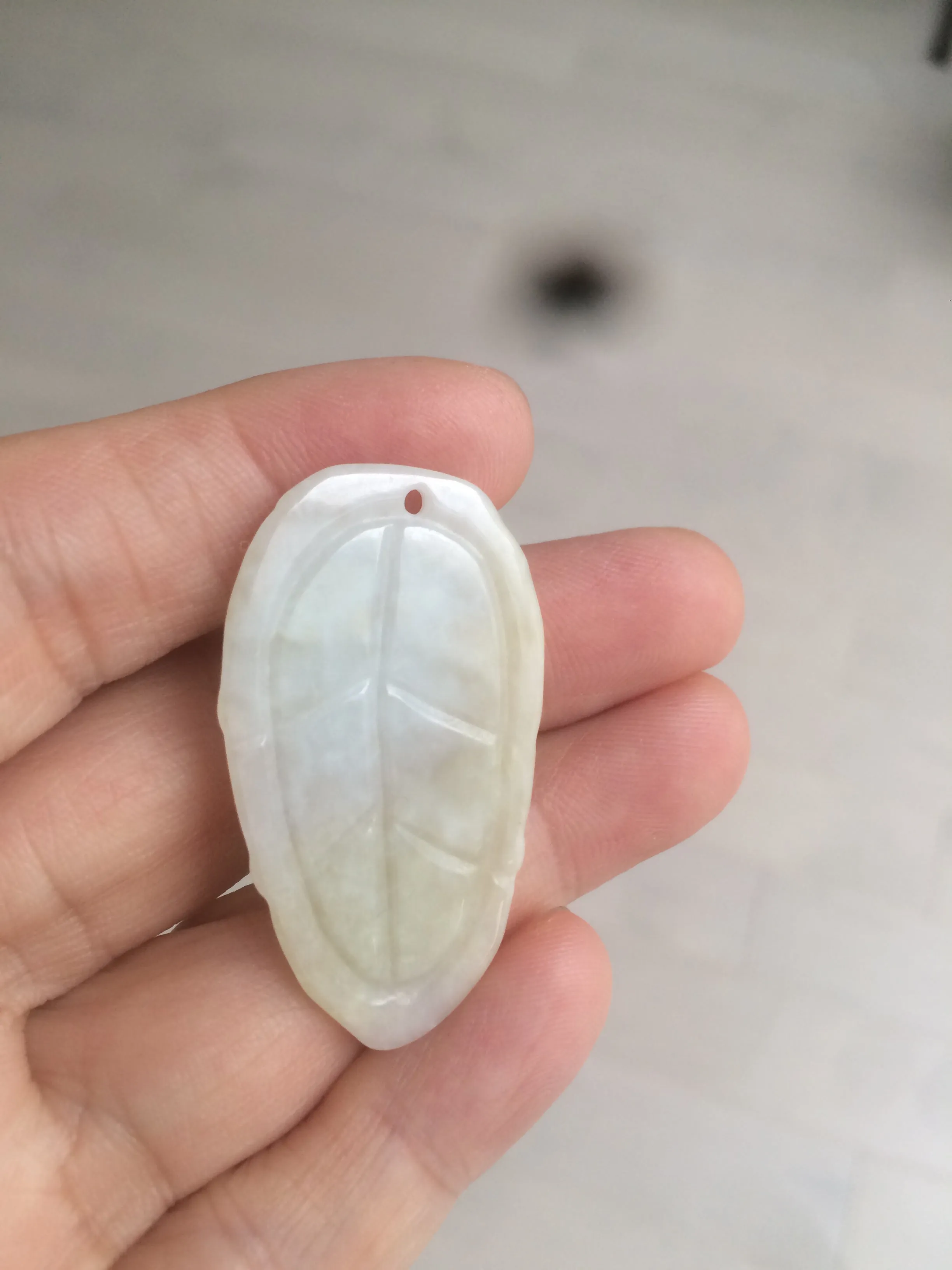 100% natural type A yellow/purple jadeite jade leaf pendant necklace group AQ58