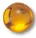 11mm Round Lucite Cabochon Flat Back, Topaz, pk/12