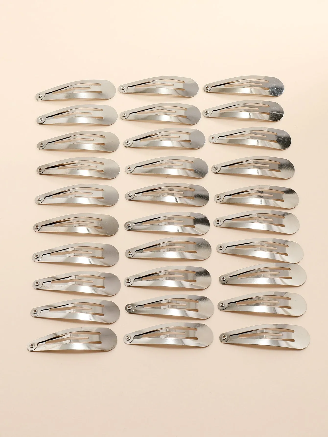 30pcs Minimalist Snap Clip for Women Barrette Styling Hair Accessories