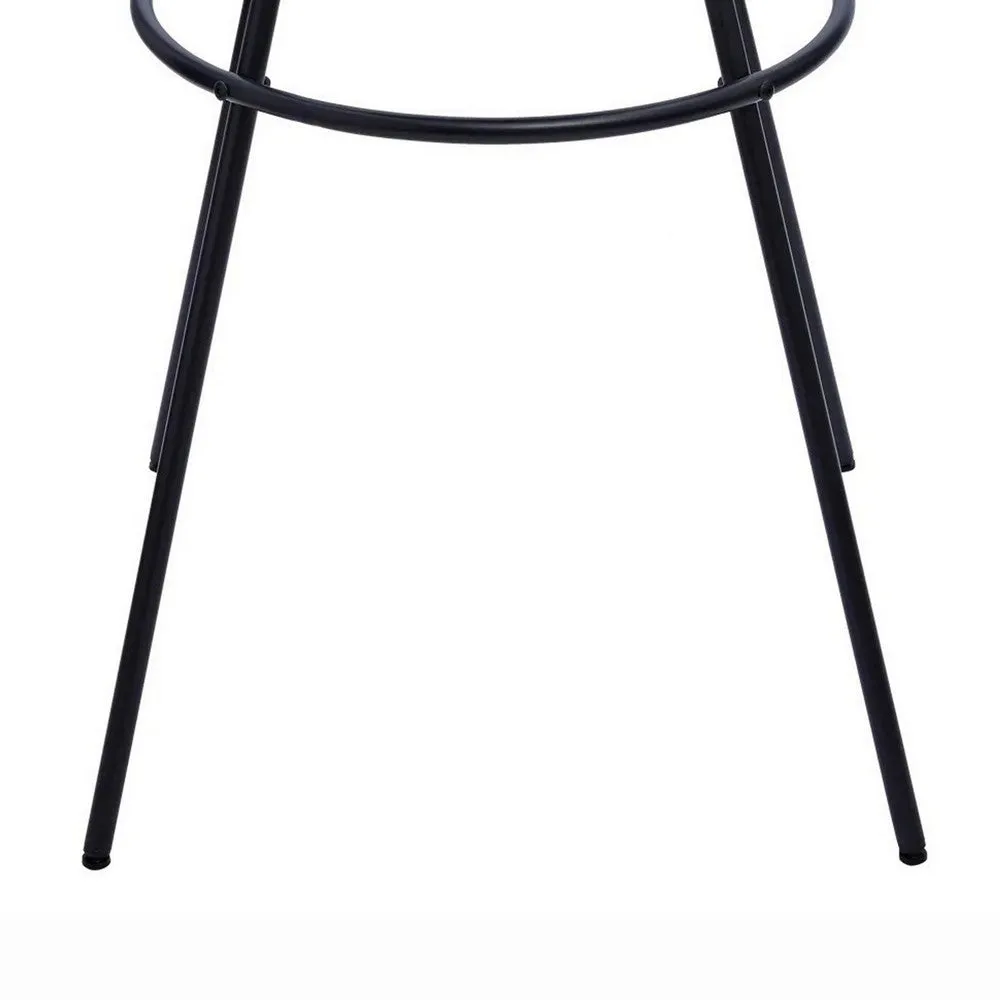 44 Inch Modern Bar Table, Hairpin Legs, Spacer, Composite Wood Surface By Casagear Home