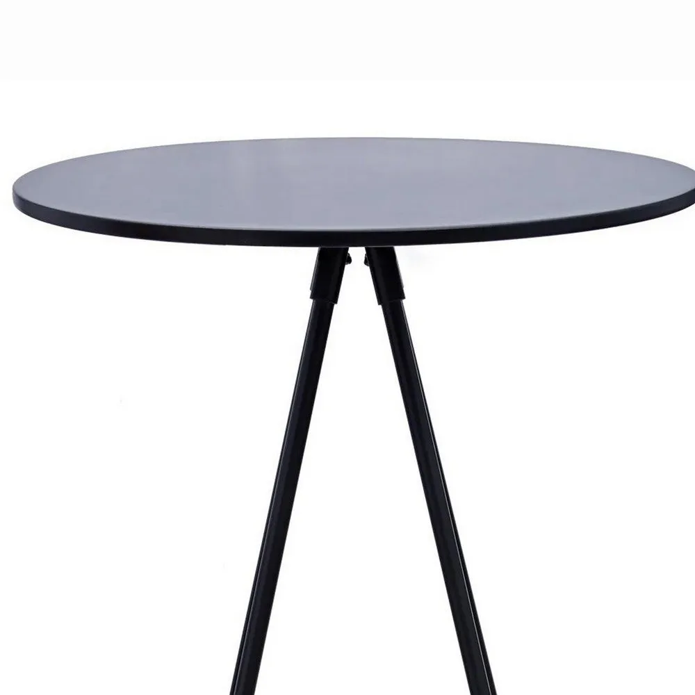 44 Inch Modern Bar Table, Hairpin Legs, Spacer, Composite Wood Surface By Casagear Home