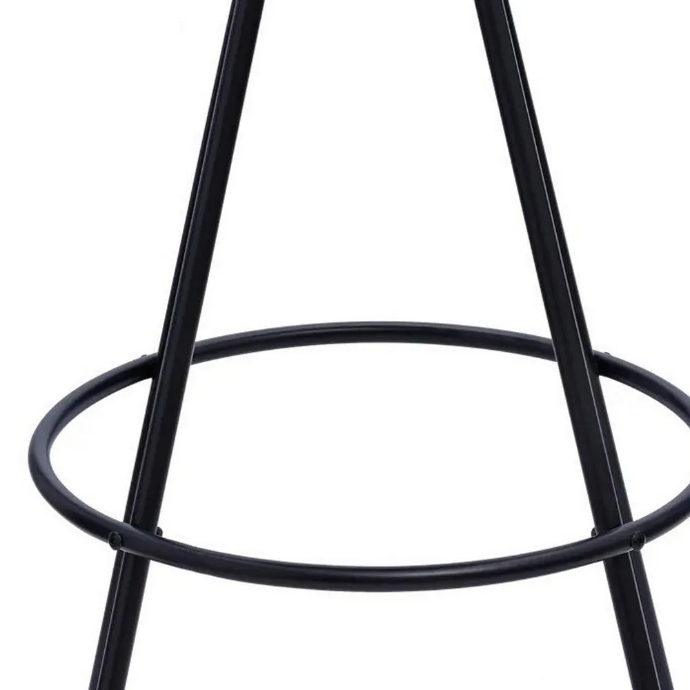 44 Inch Modern Bar Table, Hairpin Legs, Spacer, Composite Wood Surface By Casagear Home