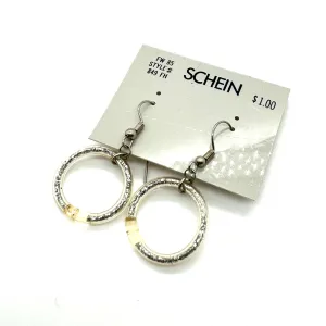 '80's Jelly Glitter Drop Earrings - Small Silver - Kooky Deadstock Earrings