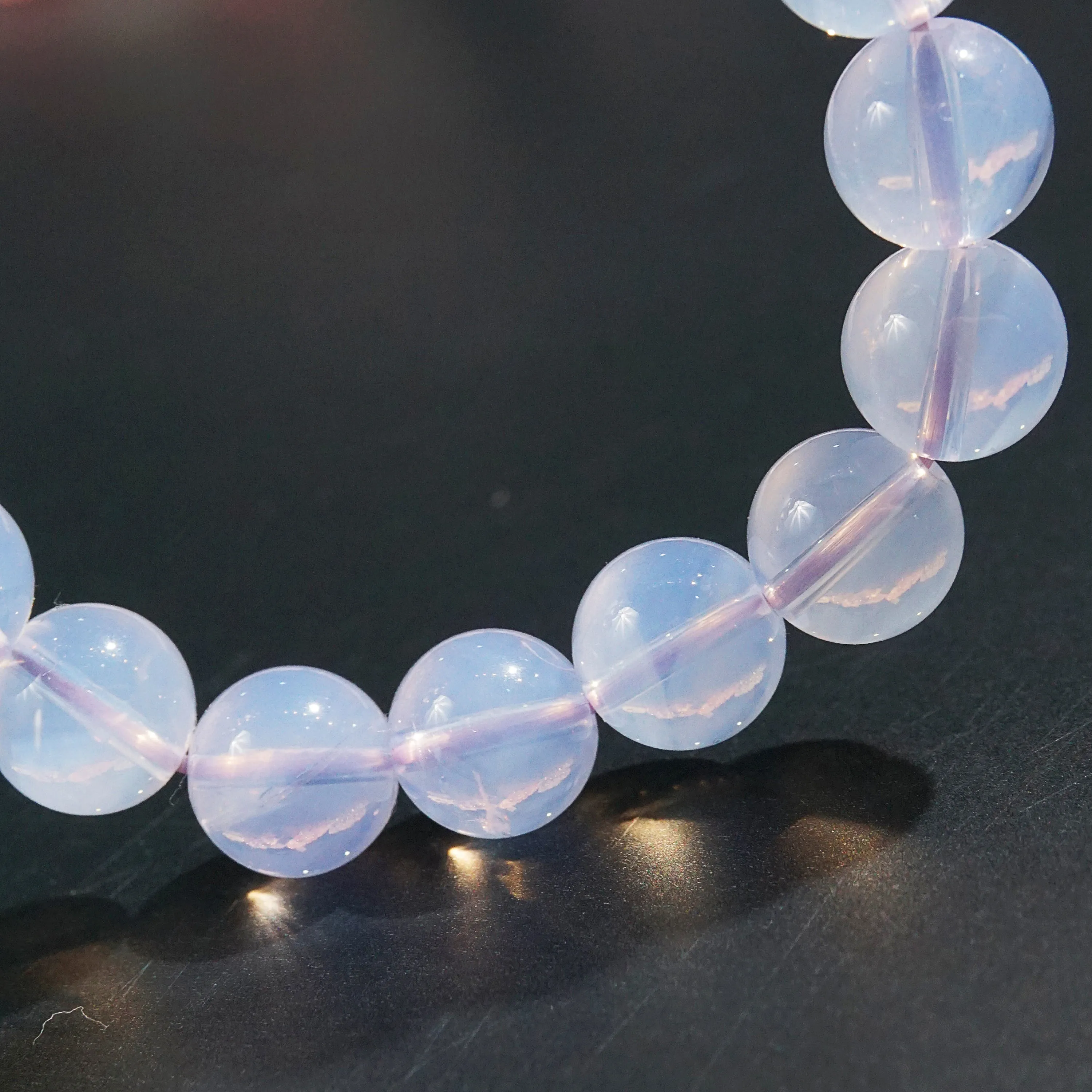 A-Grade Lilac Milky Amethyst 10mm