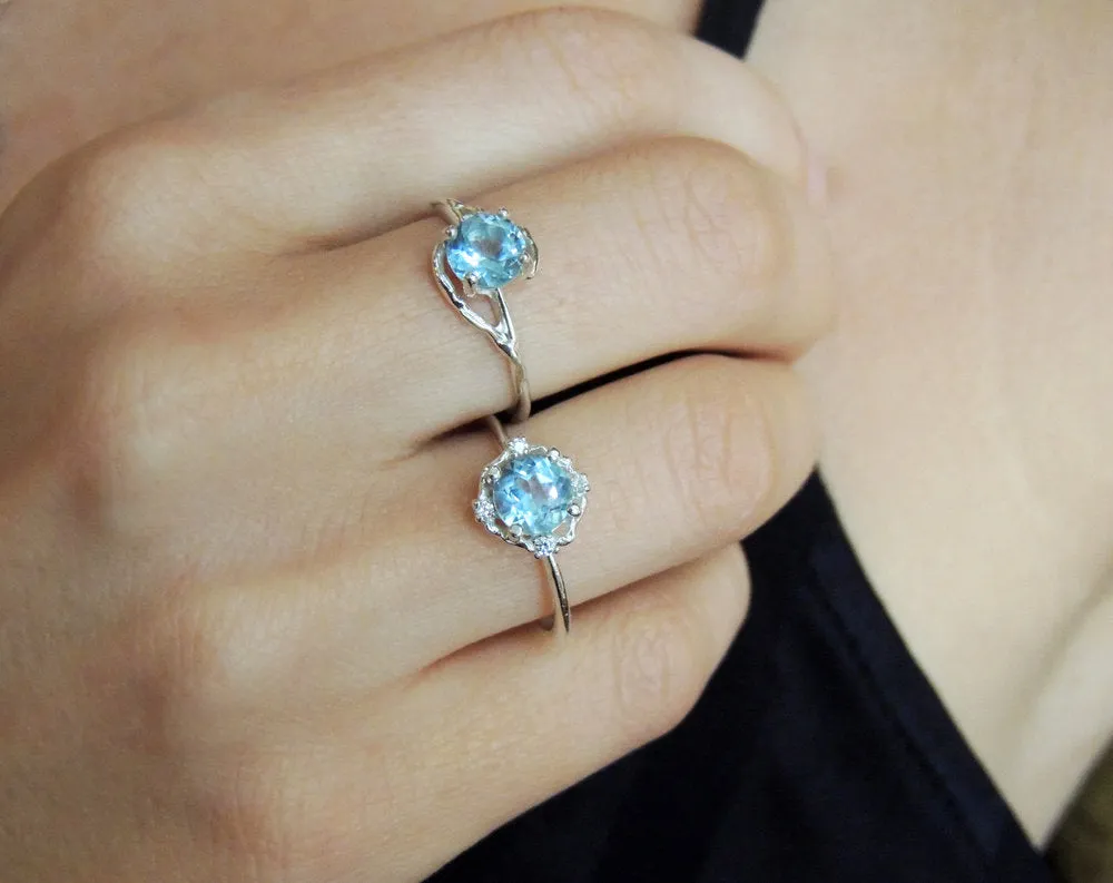 ADRIA | blue topaz & diamonds