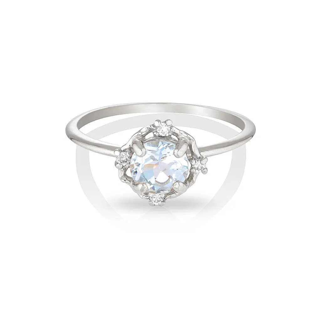 ADRIA | blue topaz & diamonds