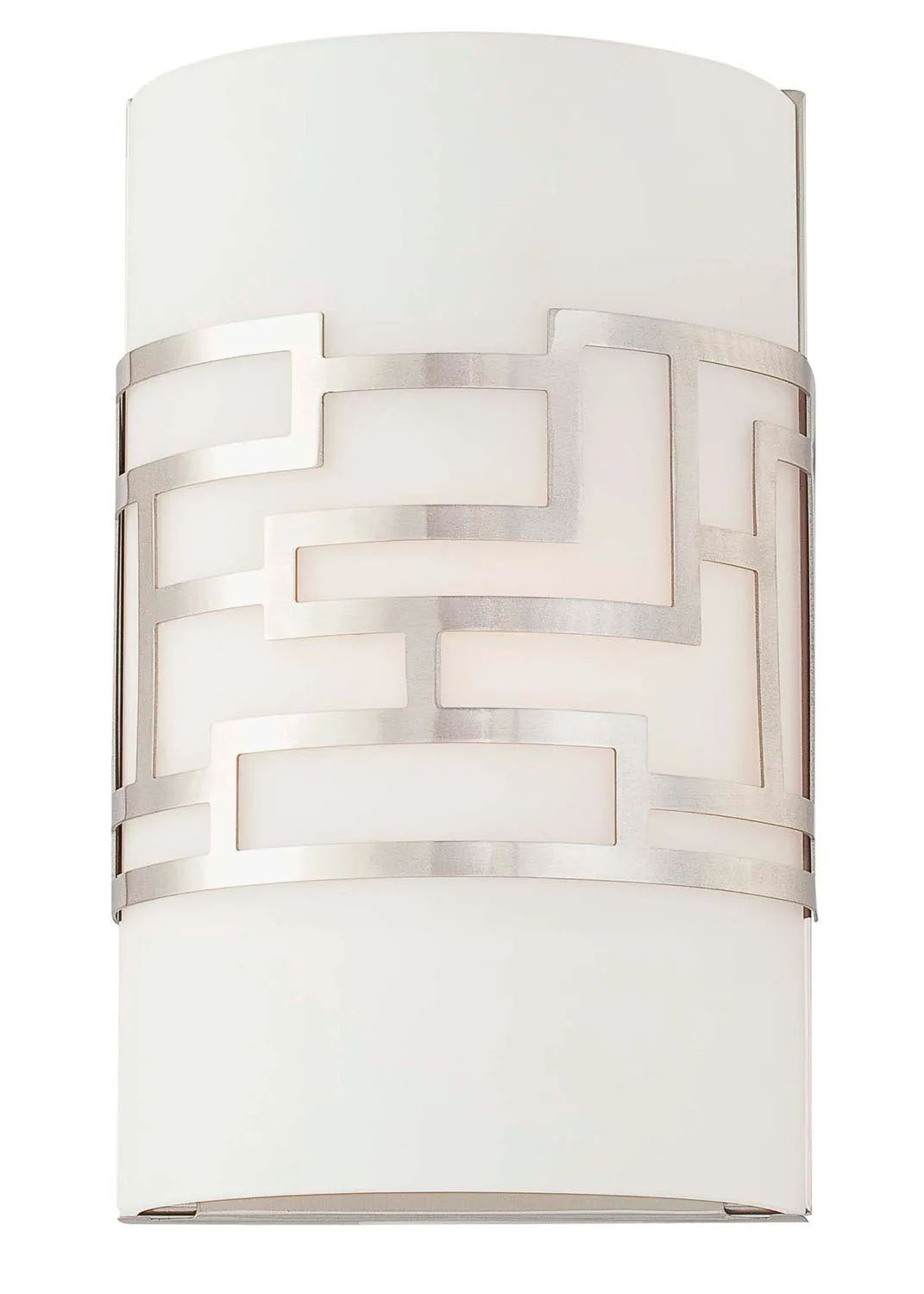 Alecia's Necklace 1-Light Wall Sconce in Brushed Nickel