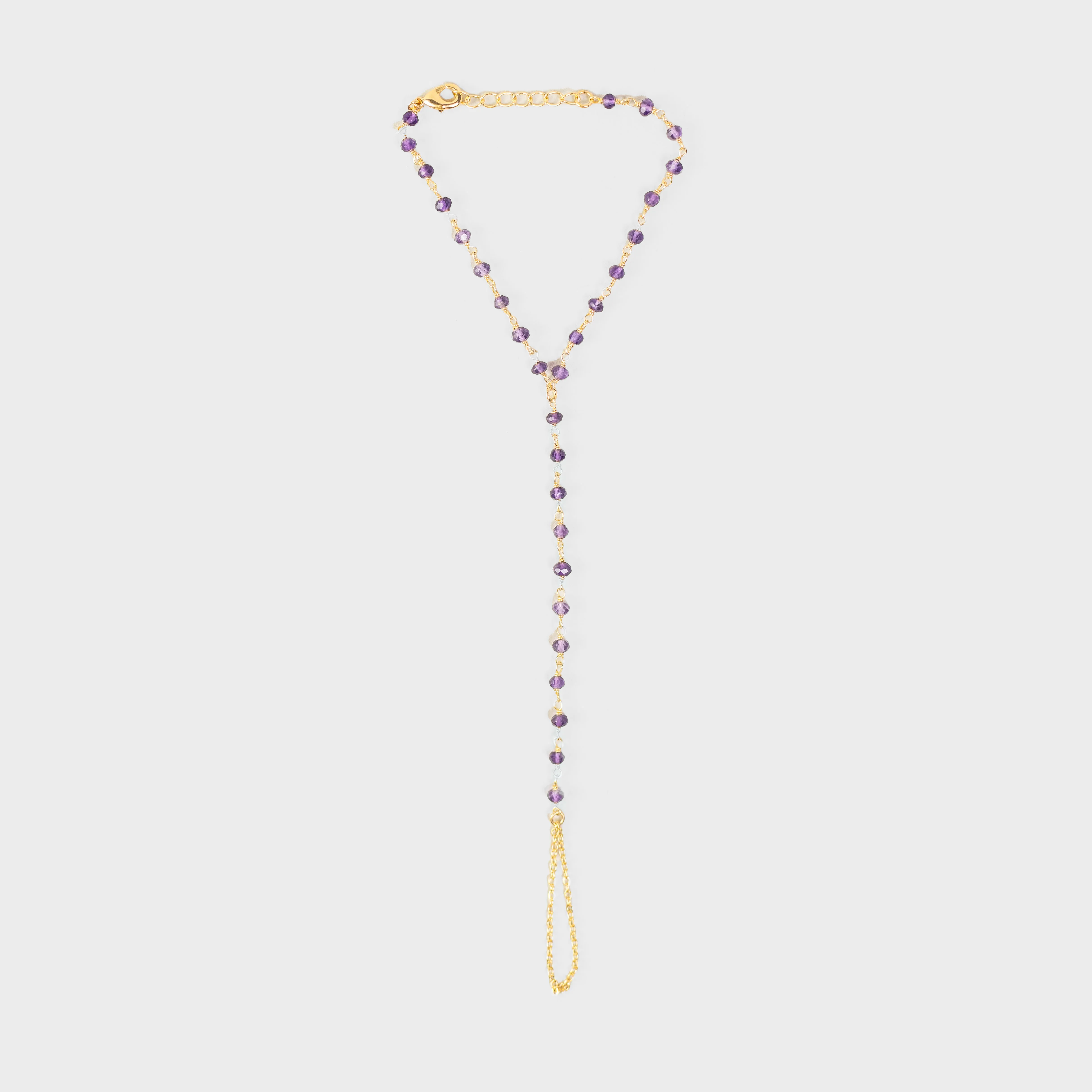 AMETHYST HAND CHAIN
