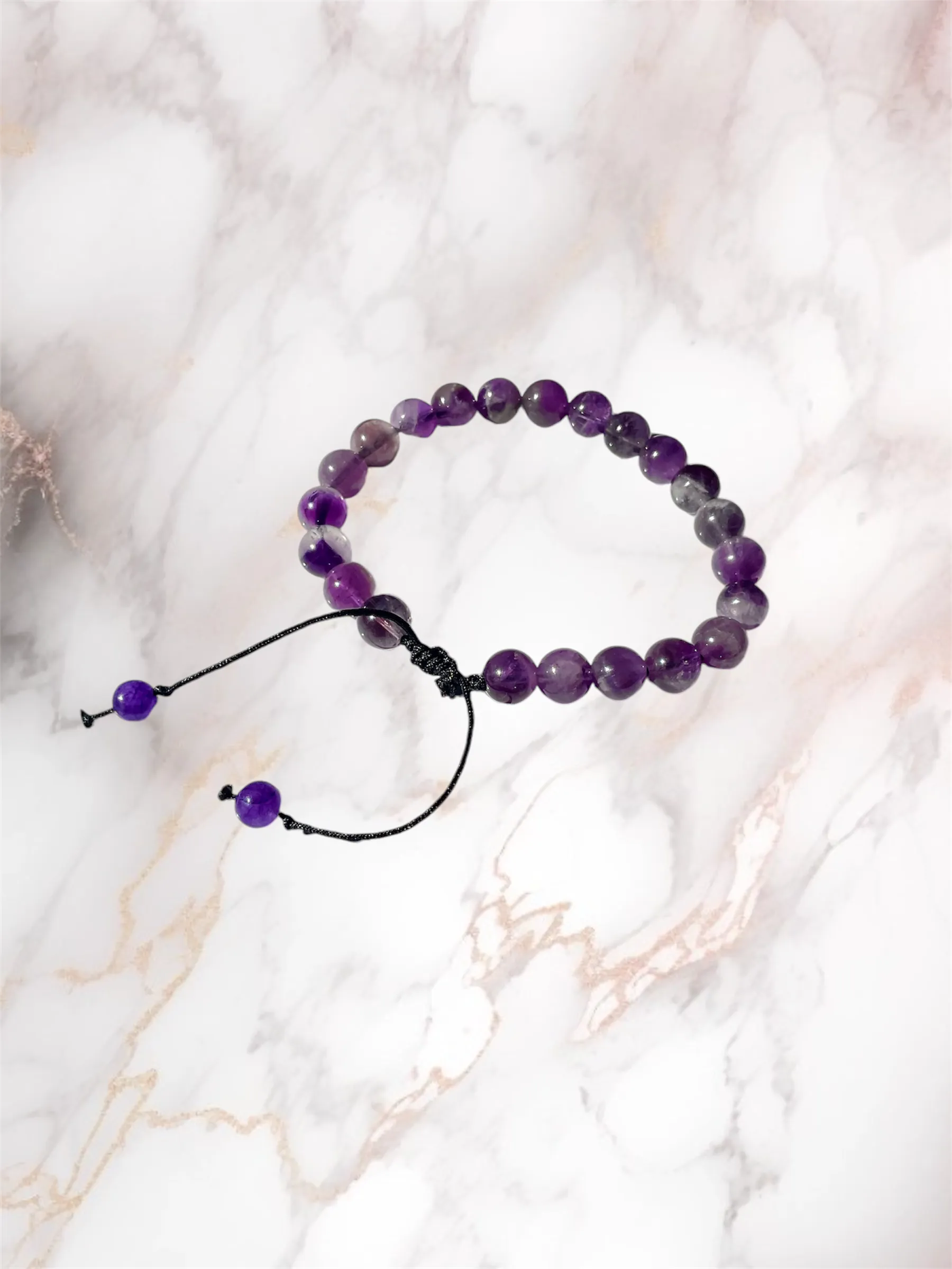 Amethyst Handmade Adjustable Bracelet