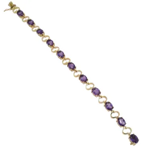 Amethyst Set Bracelet