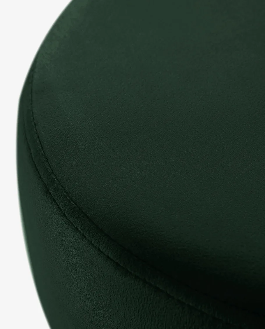 Atlanta Round Velvet Vanity Stool