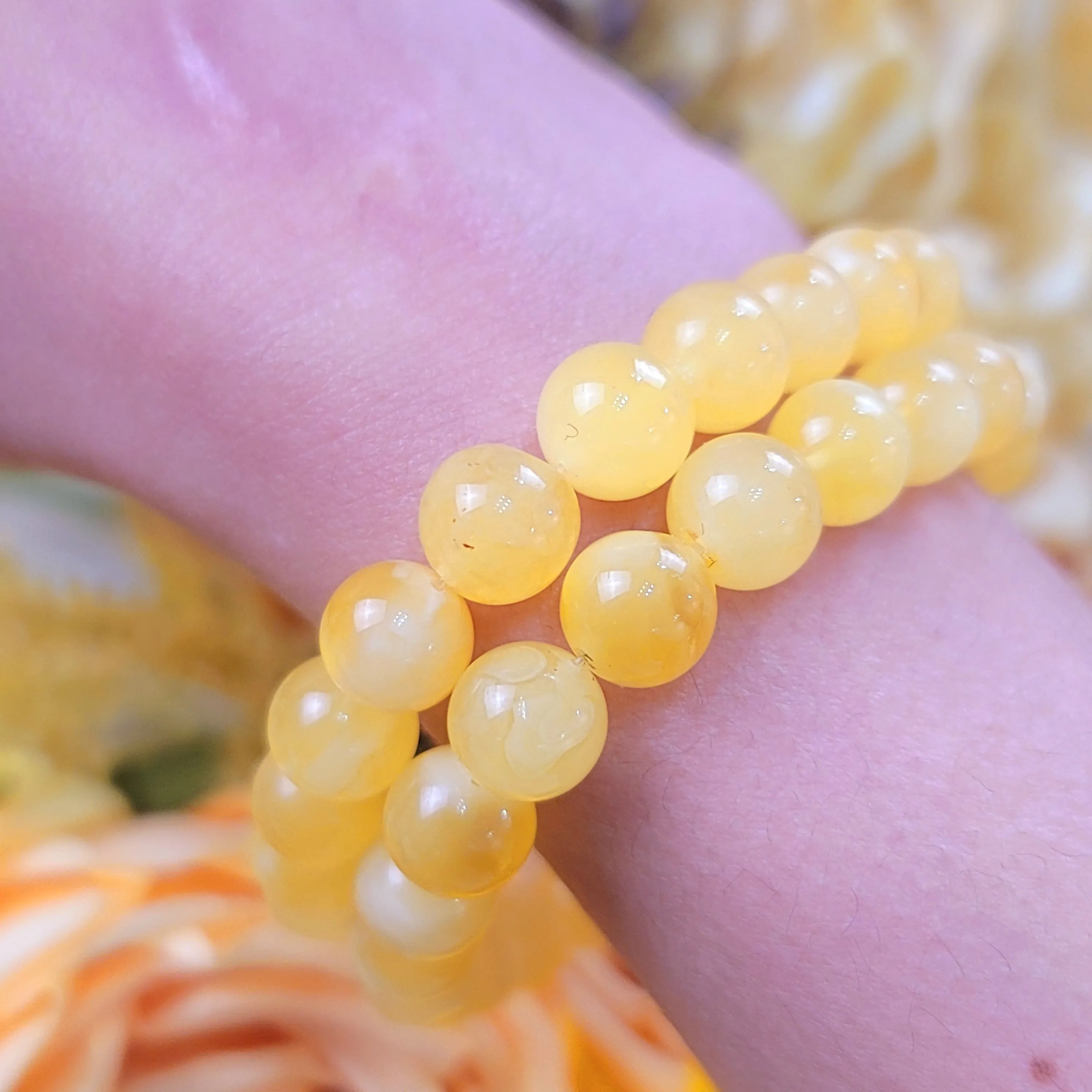Baltic Butterscotch Amber Bracelet for Joy and Optimism