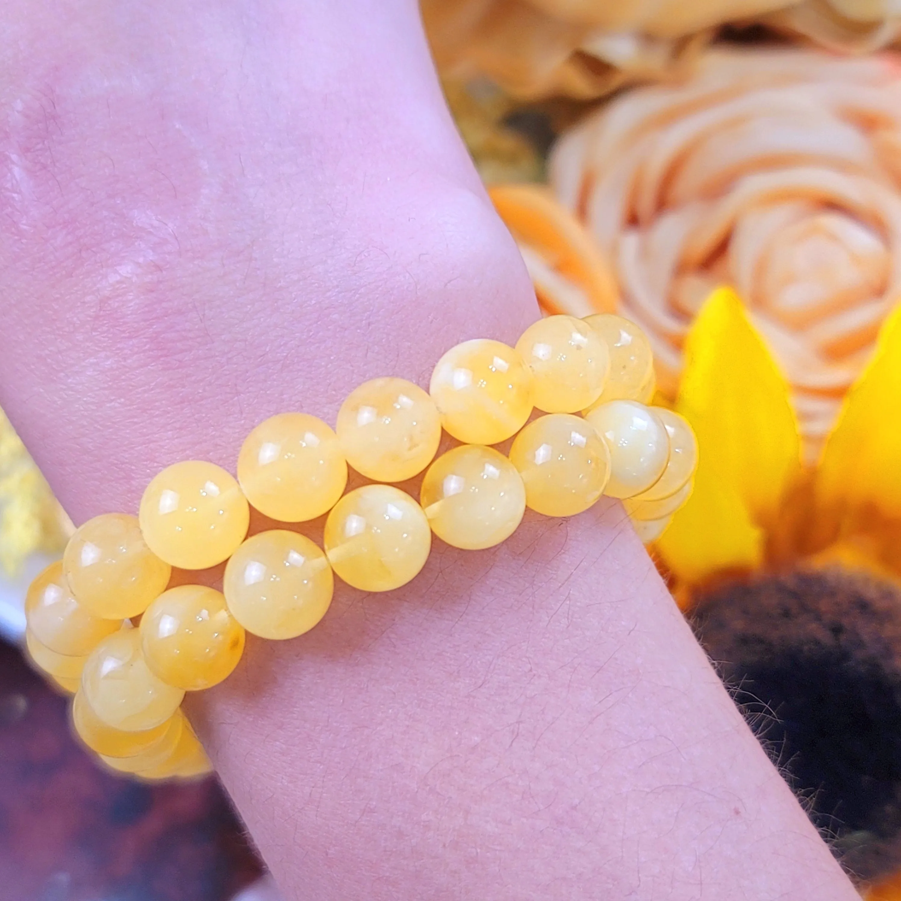 Baltic Butterscotch Amber Bracelet for Joy and Optimism