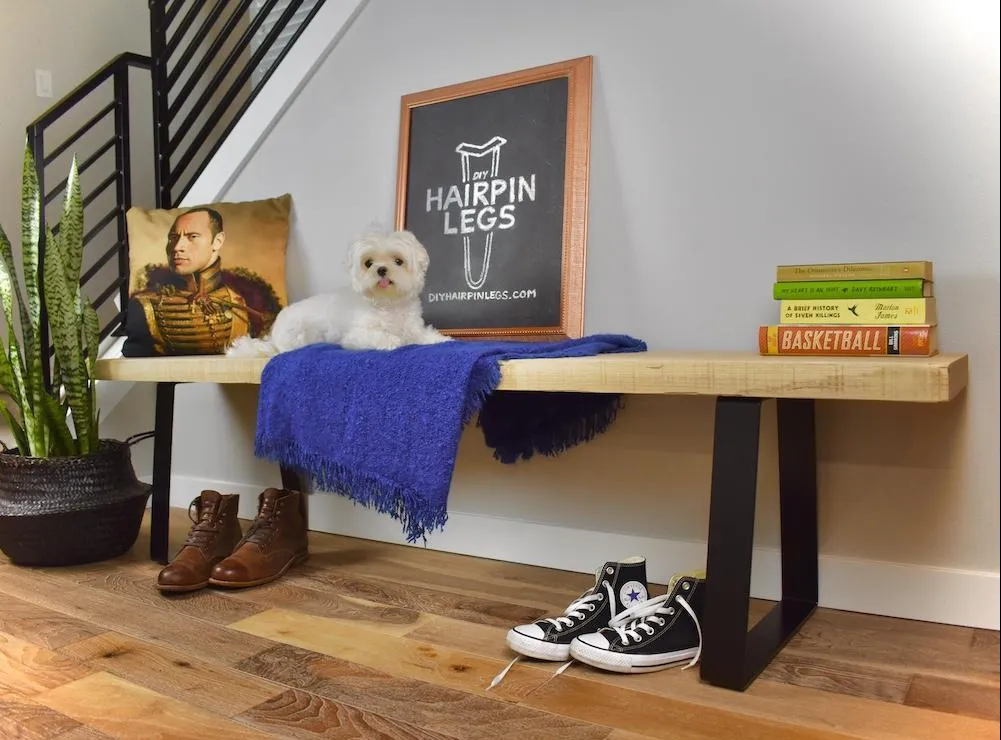 Bell Shape Metal Table & Bench Leg - (Heavy Duty 0.375" Metal)