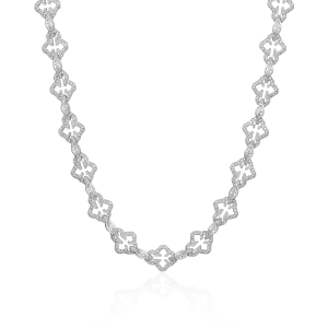 Brass Marquise Cut Mix Cross Chain - 12mm
