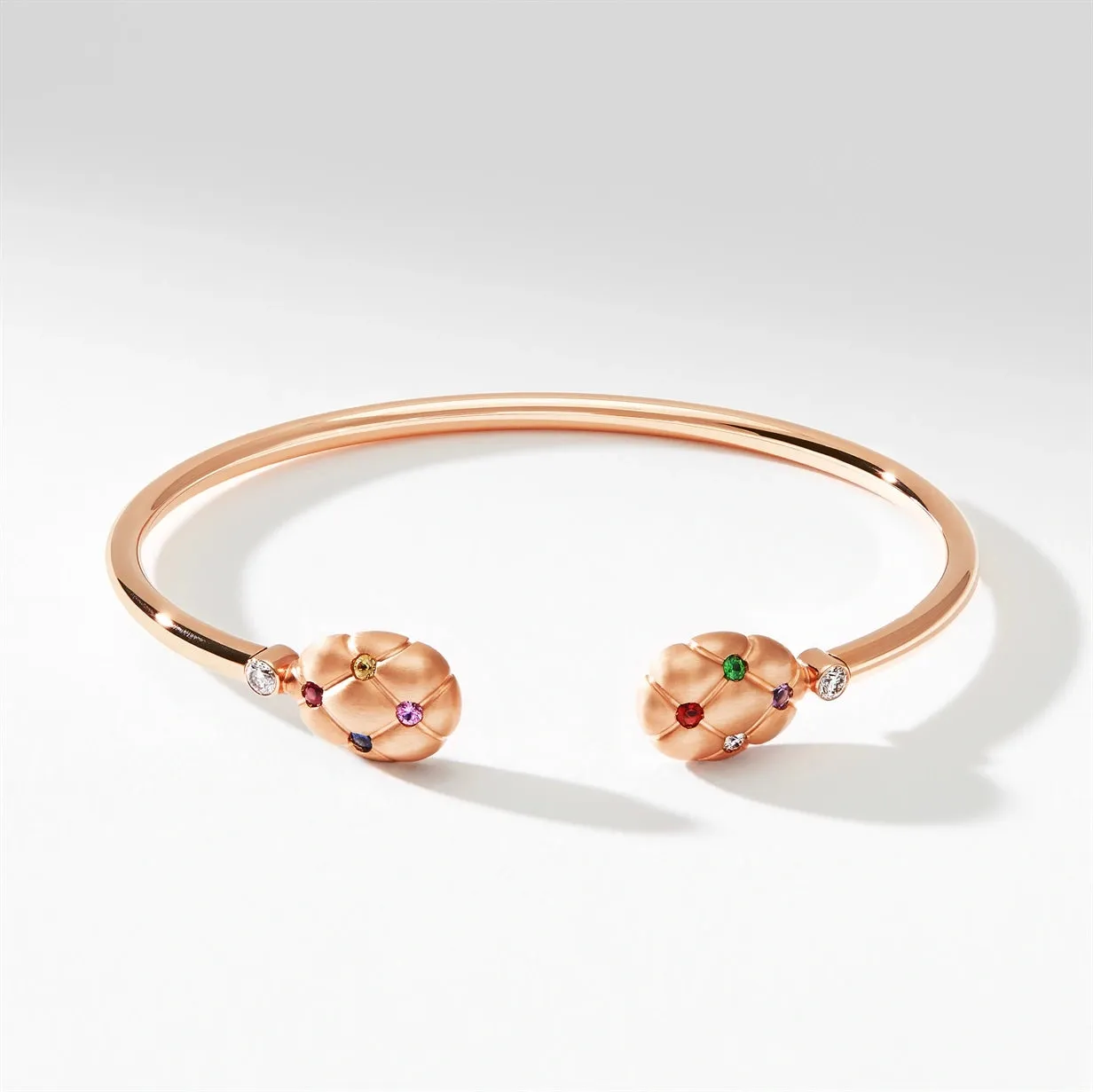 Brushed Open Set Bracelet