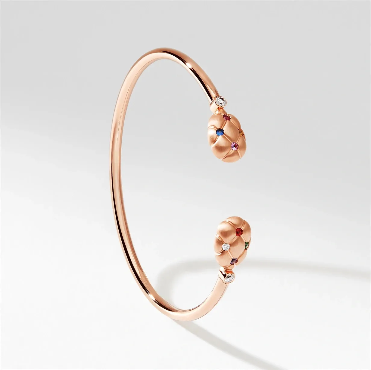 Brushed Open Set Bracelet