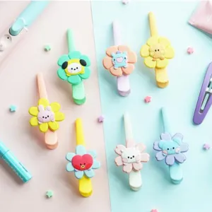 BT21 Minini Happy Flower Hair Clip 1pc