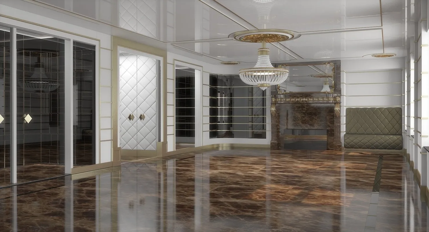 Classic Luxury Interior 3D Model