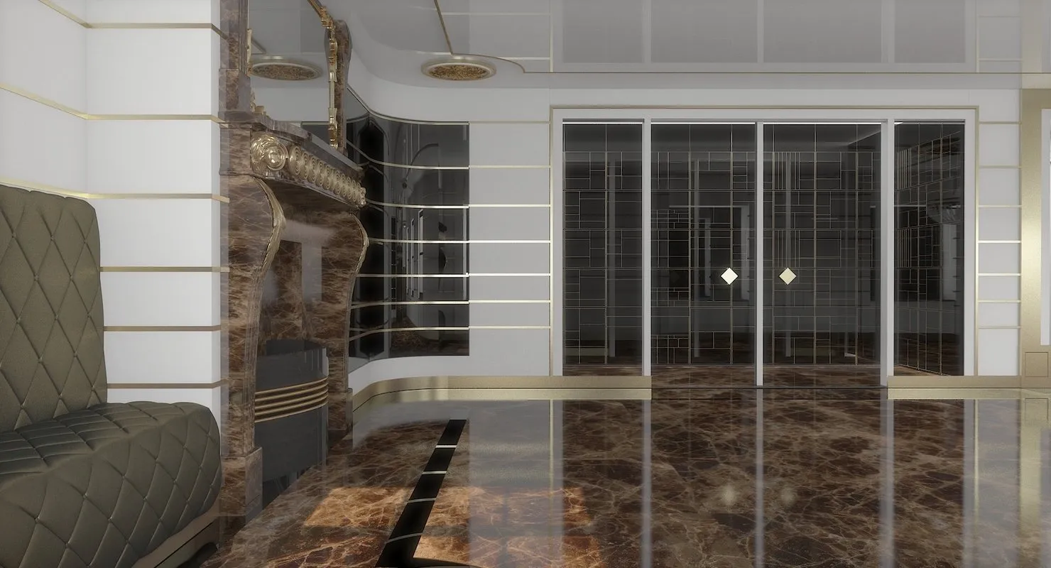 Classic Luxury Interior 3D Model
