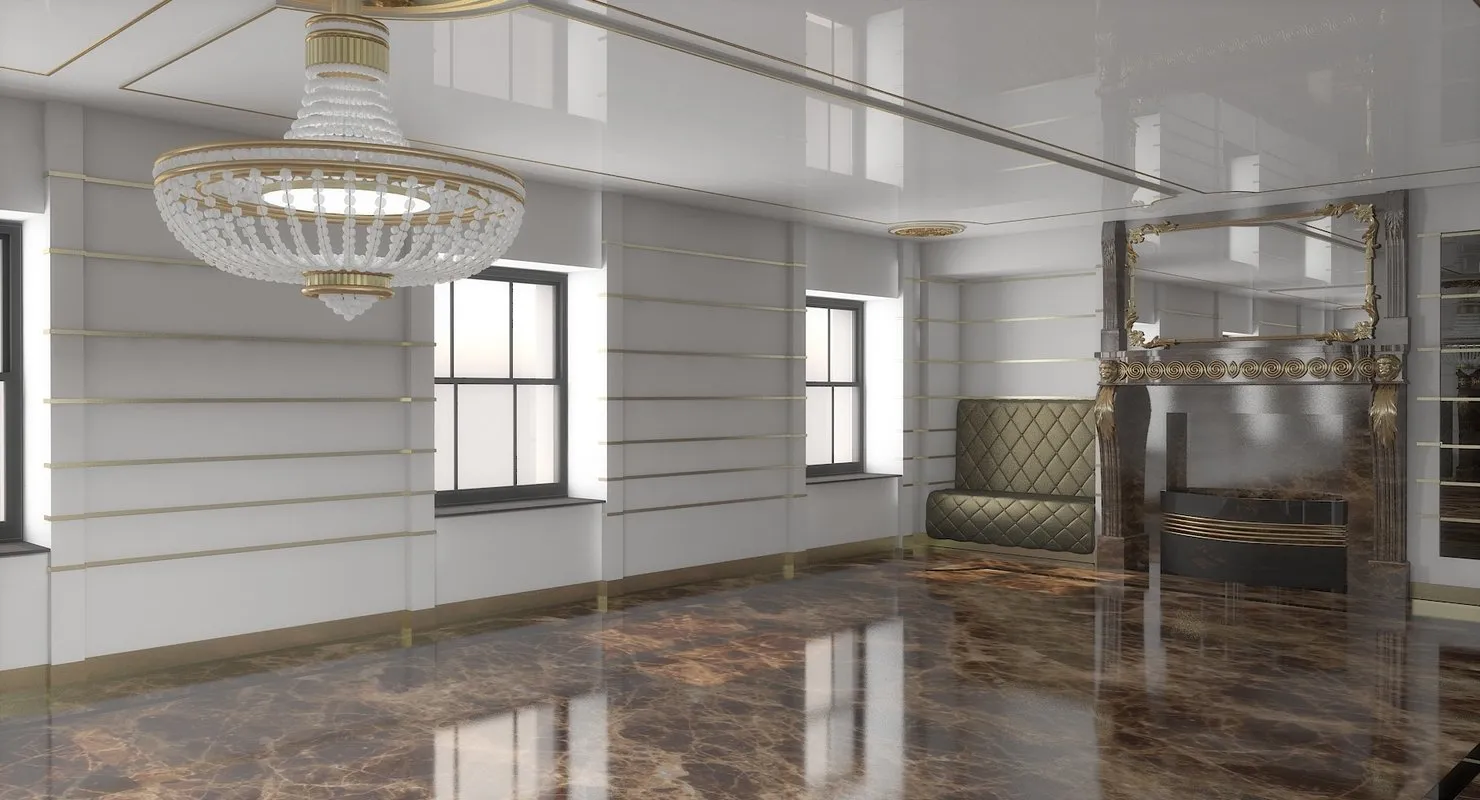 Classic Luxury Interior 3D Model