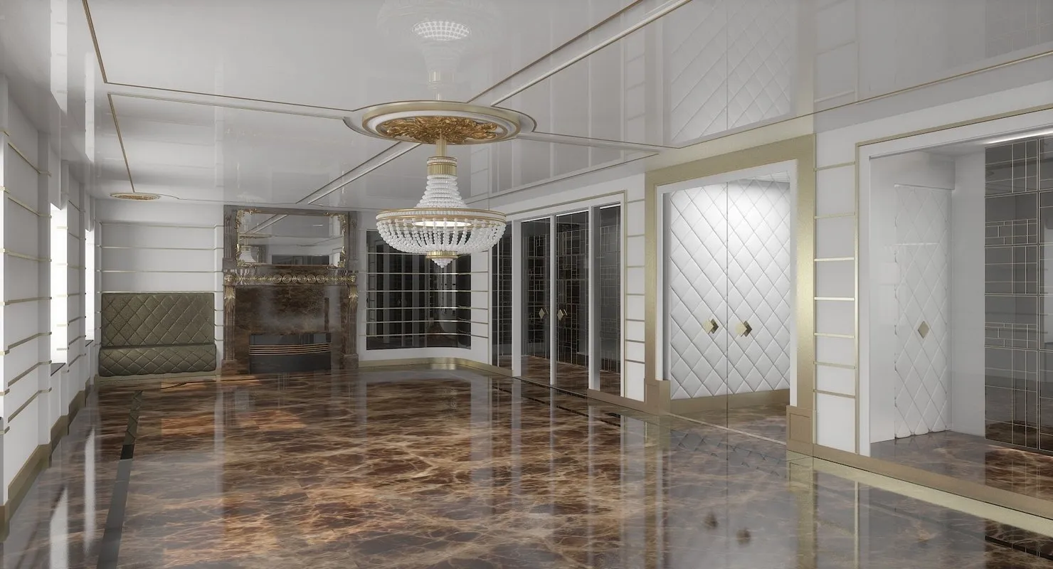 Classic Luxury Interior 3D Model