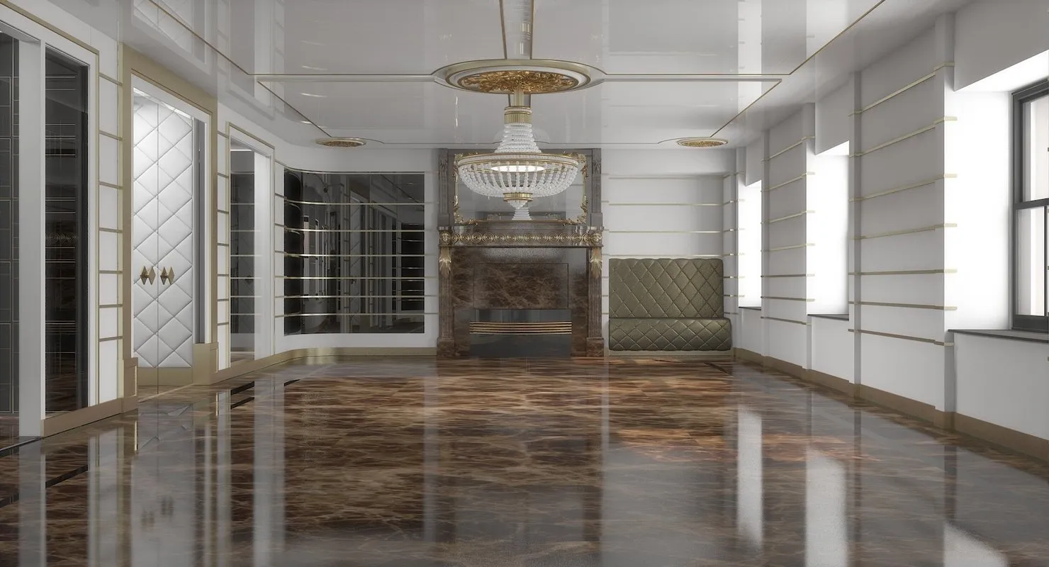 Classic Luxury Interior 3D Model
