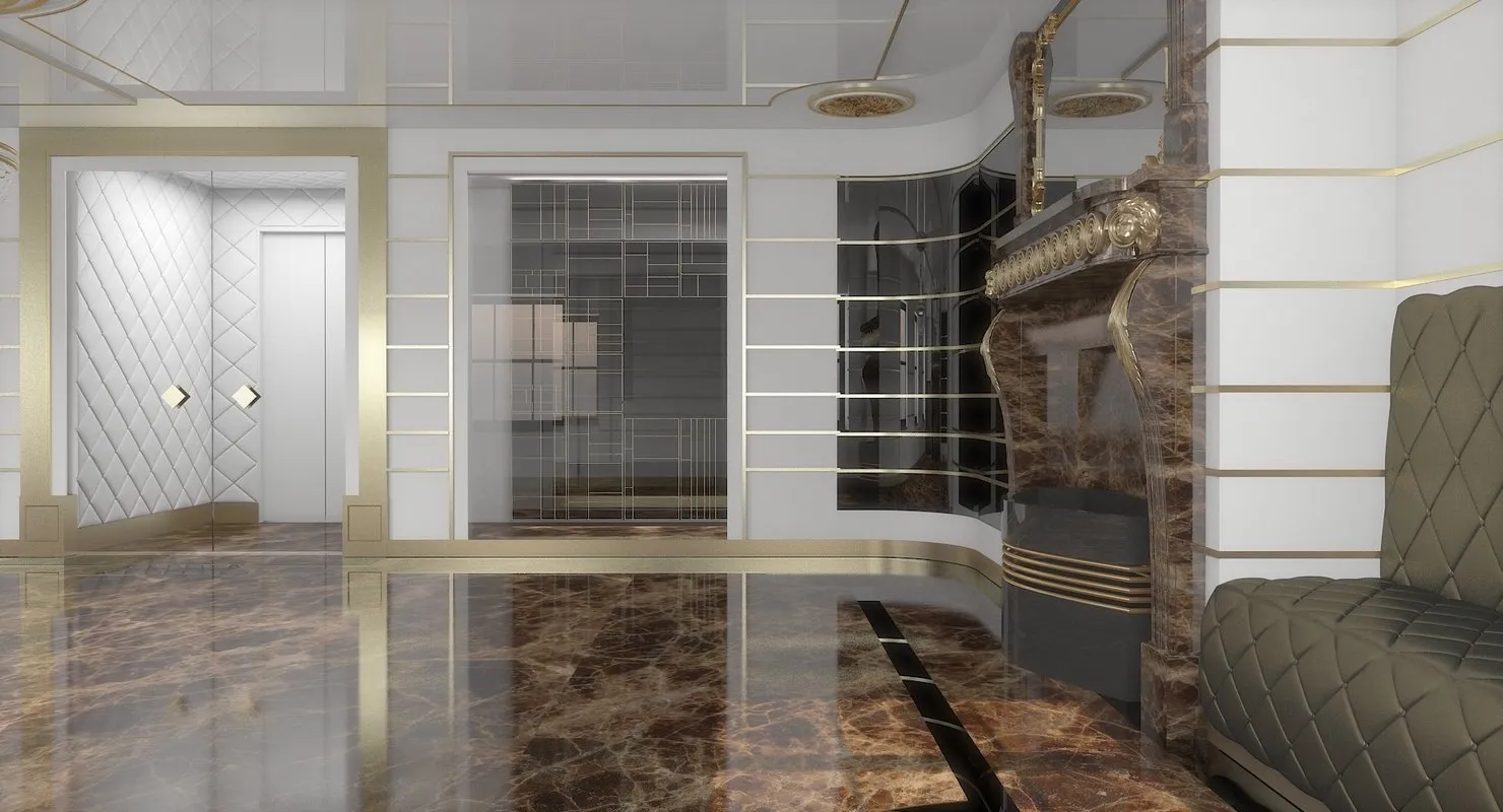 Classic Luxury Interior 3D Model