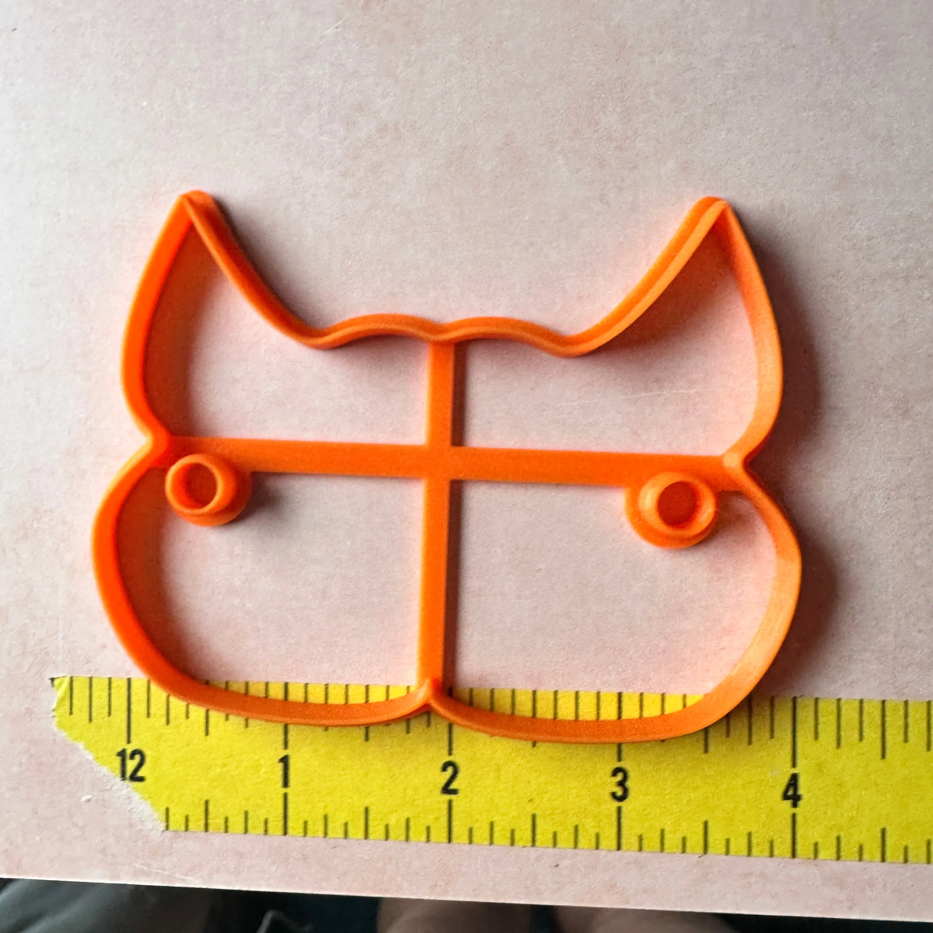 Clay Hair Slide bun cover Cutter Cat Face | polymer clay barrette