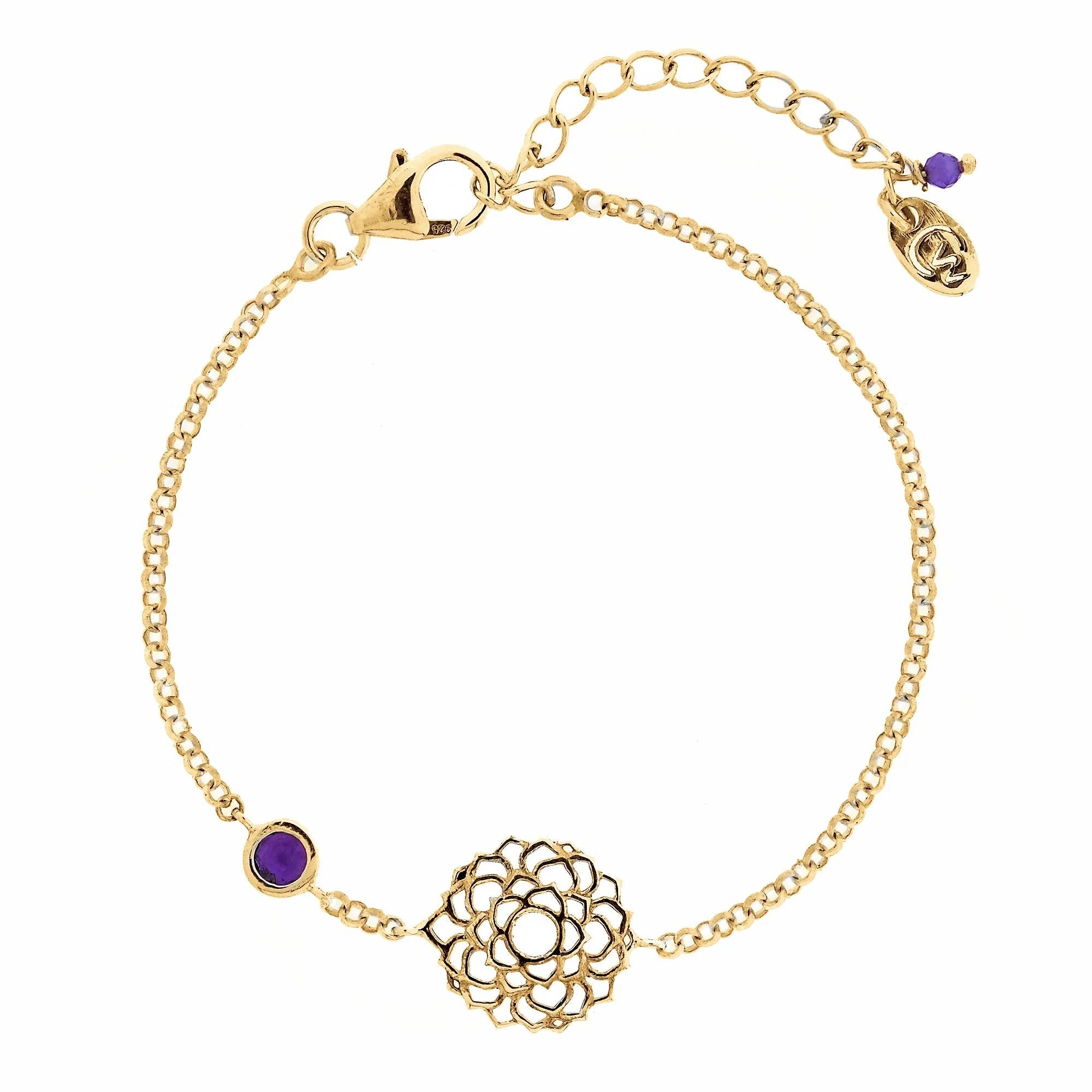 Crown Chakra Bracelet - Gold