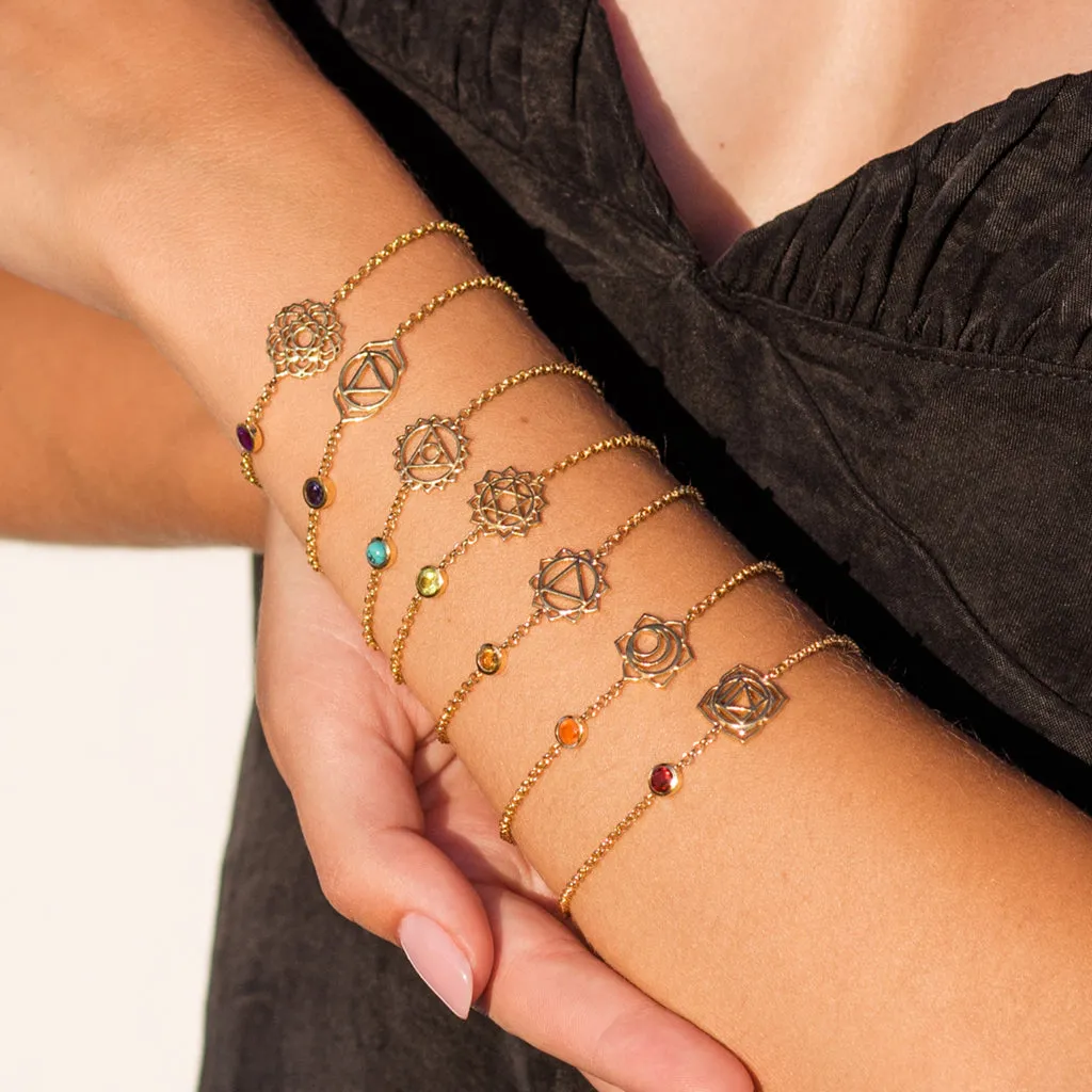 Crown Chakra Bracelet - Gold