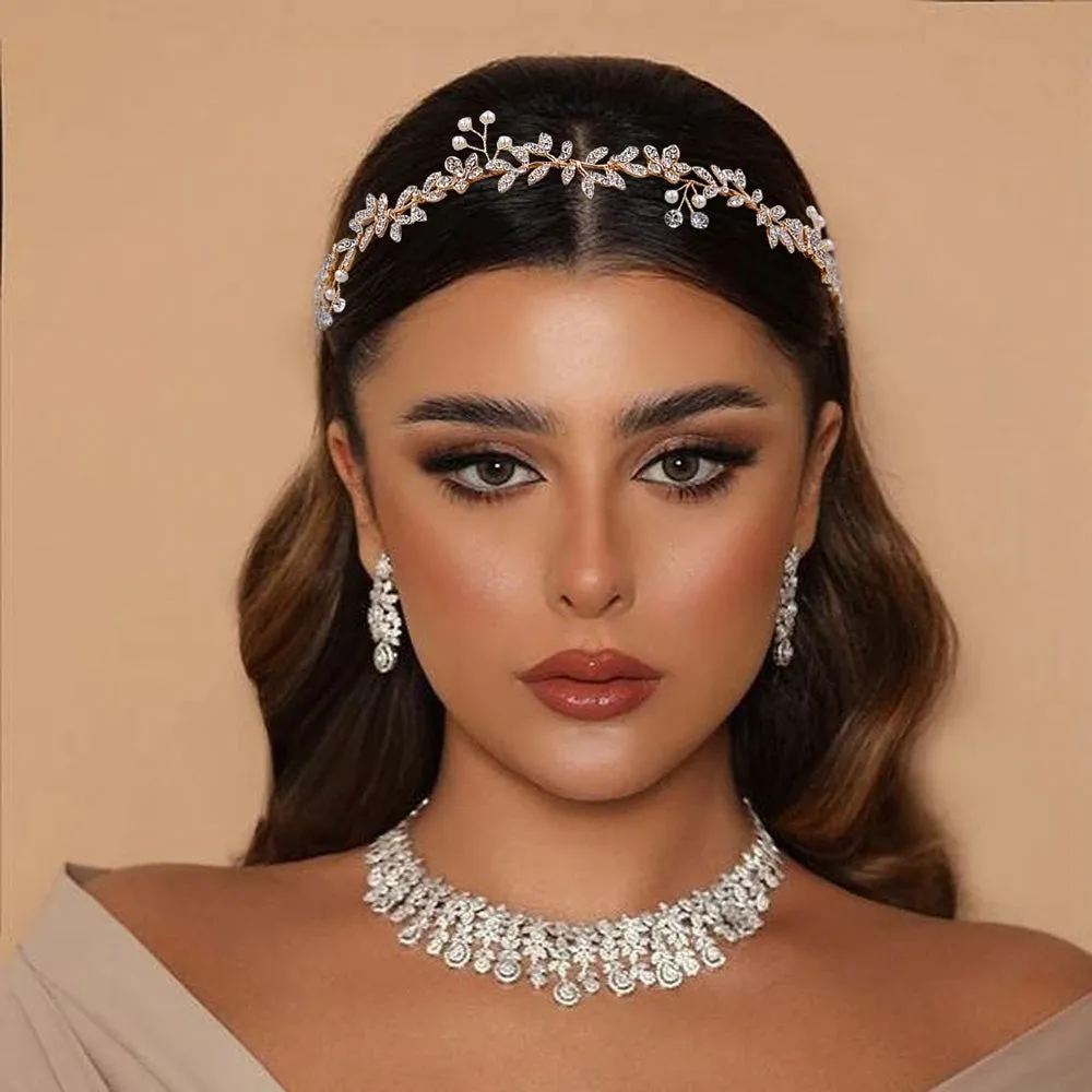 Crystal Bridal Headband - Elegant Wedding Hair Accessory