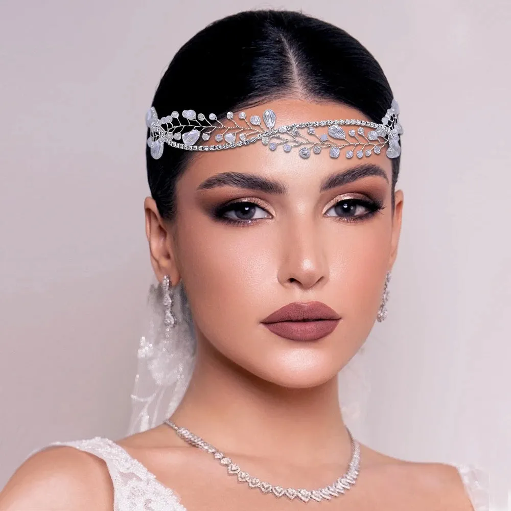 Crystal Bridal Headband - Elegant Wedding Hair Accessory