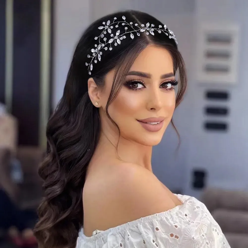 Crystal Bridal Headband - Elegant Wedding Hair Accessory