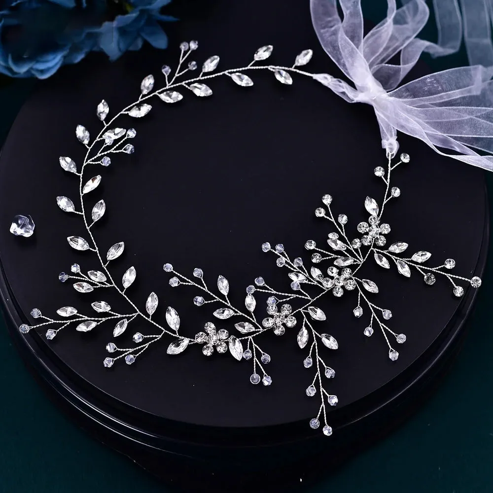 Crystal Bridal Headband - Elegant Wedding Hair Accessory