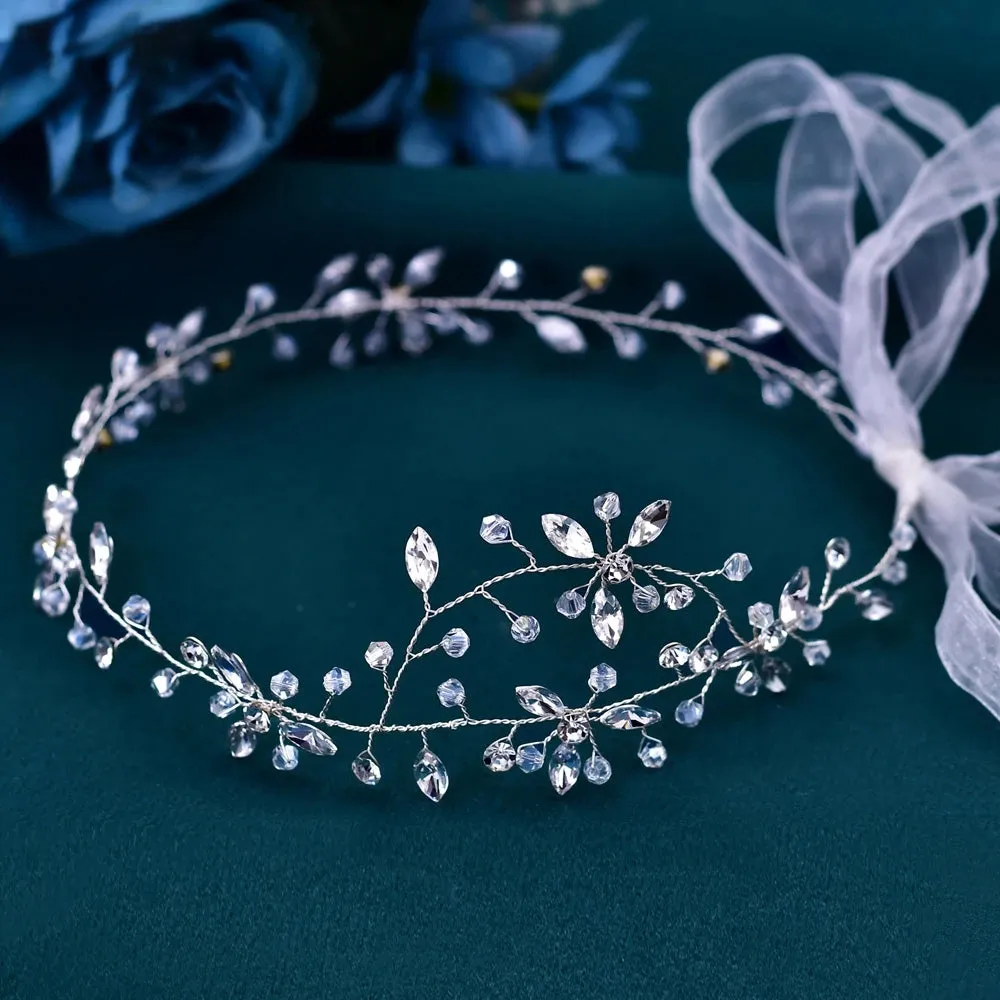 Crystal Bridal Headband - Elegant Wedding Hair Accessory