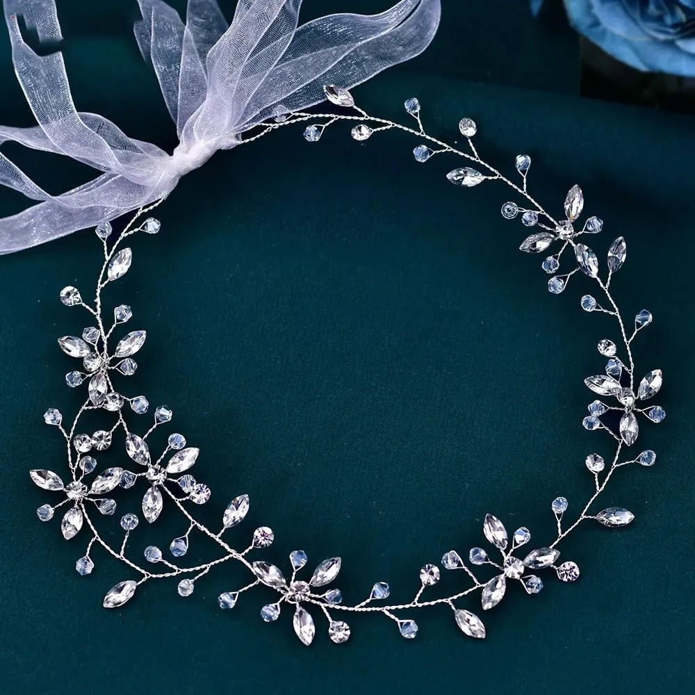 Crystal Bridal Headband - Elegant Wedding Hair Accessory