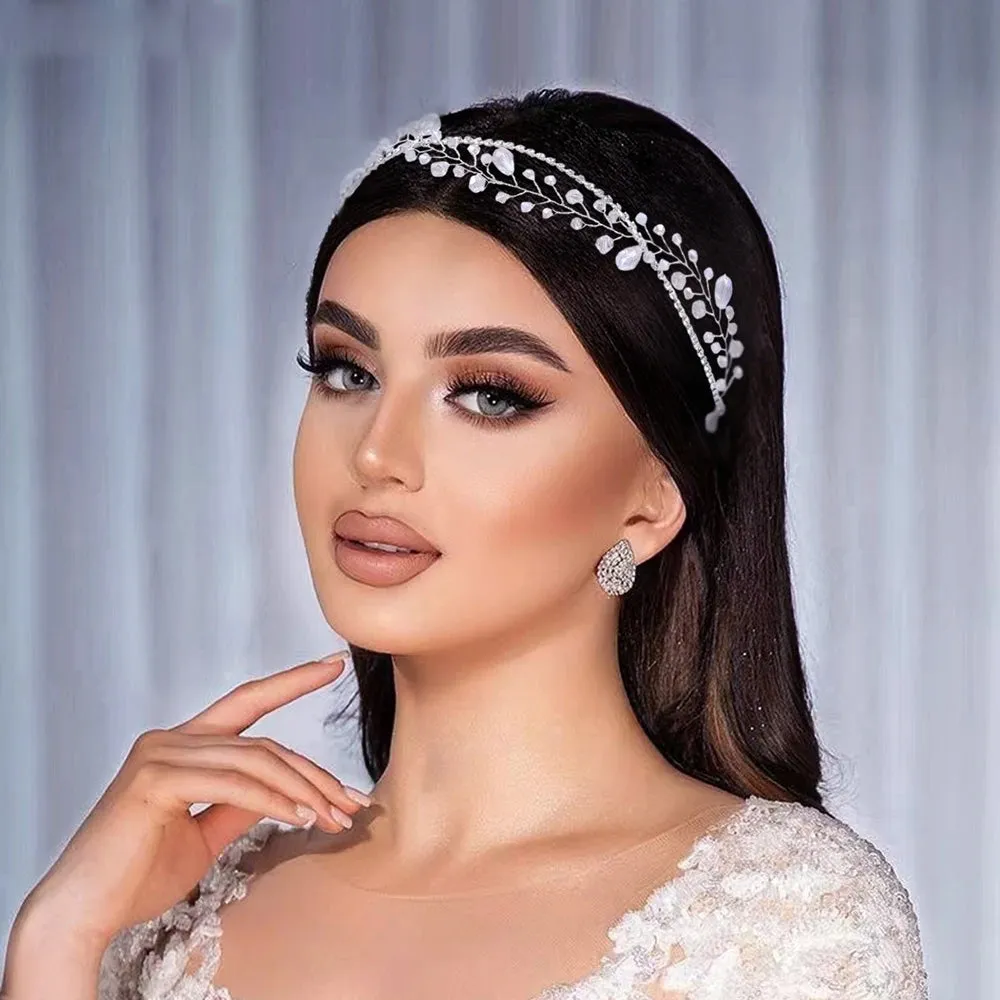 Crystal Bridal Headband - Elegant Wedding Hair Accessory