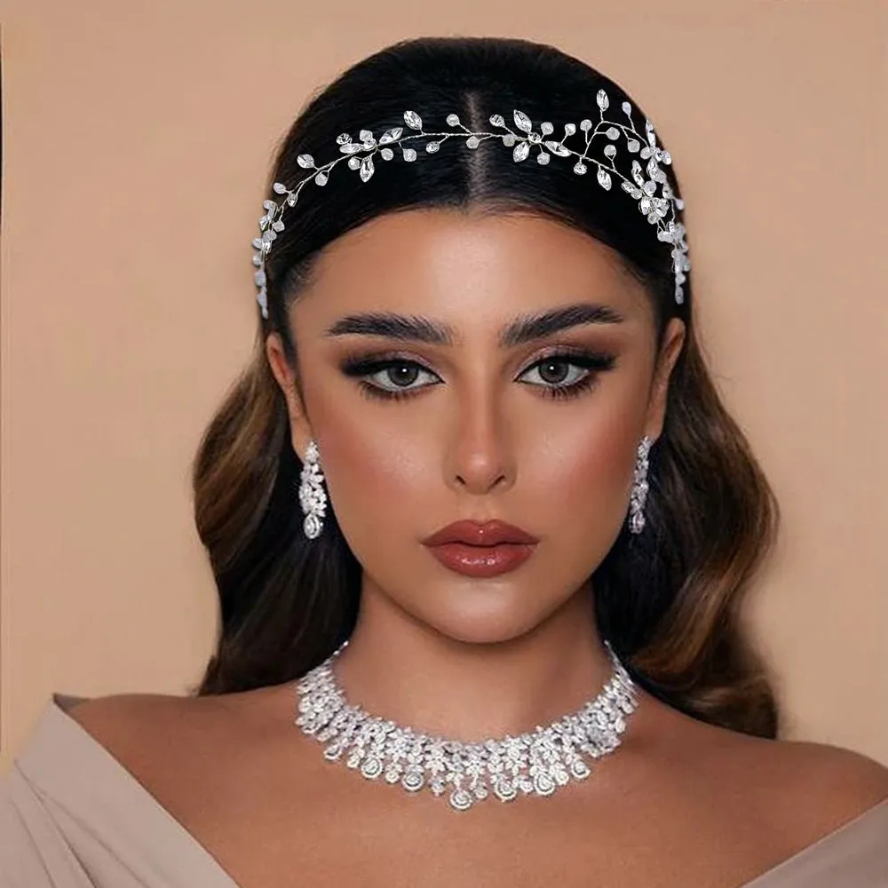Crystal Bridal Headband - Elegant Wedding Hair Accessory
