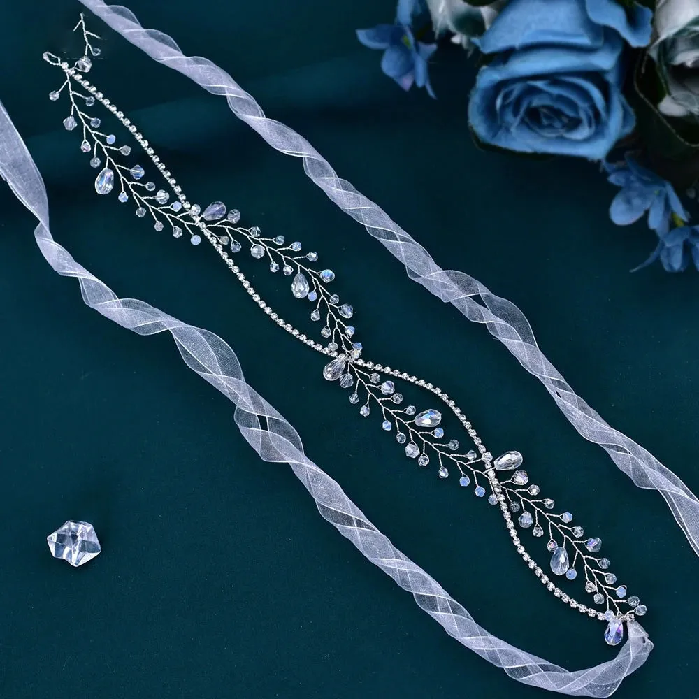 Crystal Bridal Headband - Elegant Wedding Hair Accessory
