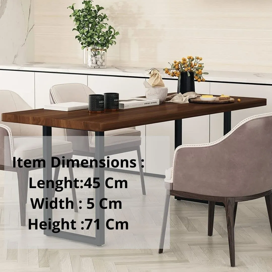DECORILA Legs for Table,Table Legs 28”Height-17.7”Wide Heavy Duty Desk Legs DIY Furniture Legs for Dining Table,Coffee Table,Office Desk (only Legs)