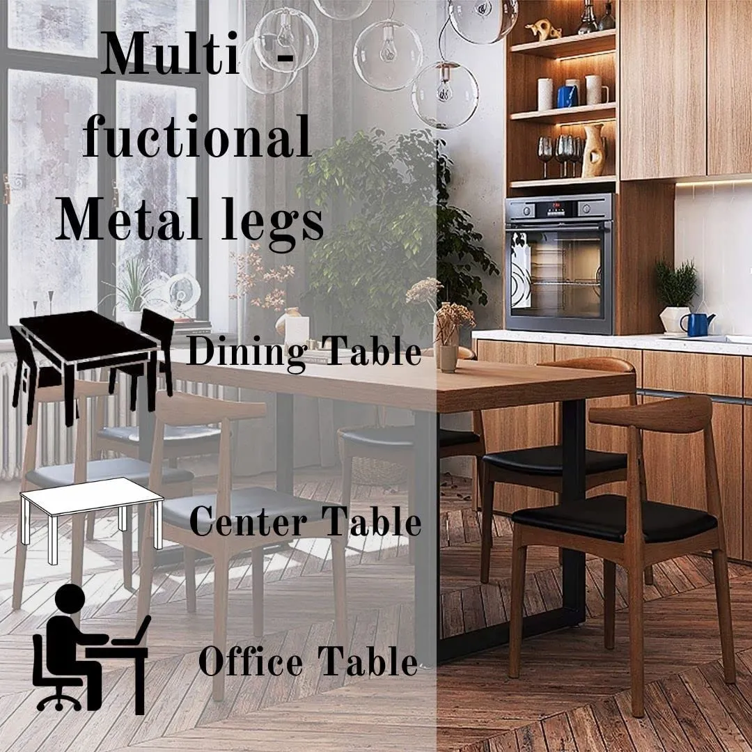 DECORILA Legs for Table,Table Legs 28”Height-17.7”Wide Heavy Duty Desk Legs DIY Furniture Legs for Dining Table,Coffee Table,Office Desk (only Legs)