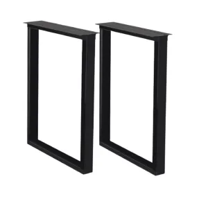 DECORILA Legs for Table,Table Legs 28”Height-17.7”Wide Heavy Duty Desk Legs DIY Furniture Legs for Dining Table,Coffee Table,Office Desk (only Legs)