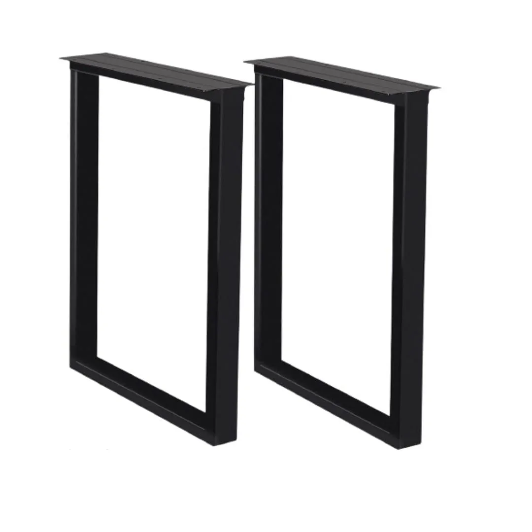 DECORILA Legs for Table,Table Legs 28”Height-17.7”Wide Heavy Duty Desk Legs DIY Furniture Legs for Dining Table,Coffee Table,Office Desk (only Legs)