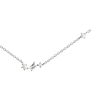 Dew Opal Zirconia Cluster 18" Necklace 96016SOC