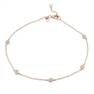 Dots Diamond Anklet