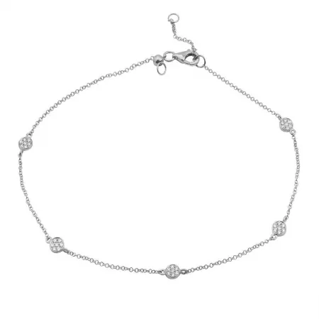 Dots Diamond Anklet