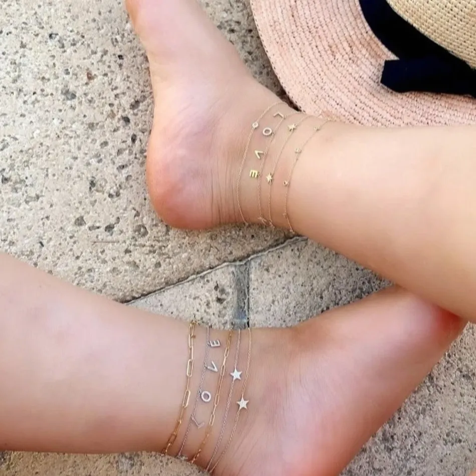 Dots Diamond Anklet