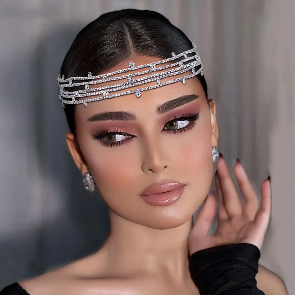 Elegant Rhinestone Bridal Headband: Perfect Wedding Hair Accessory