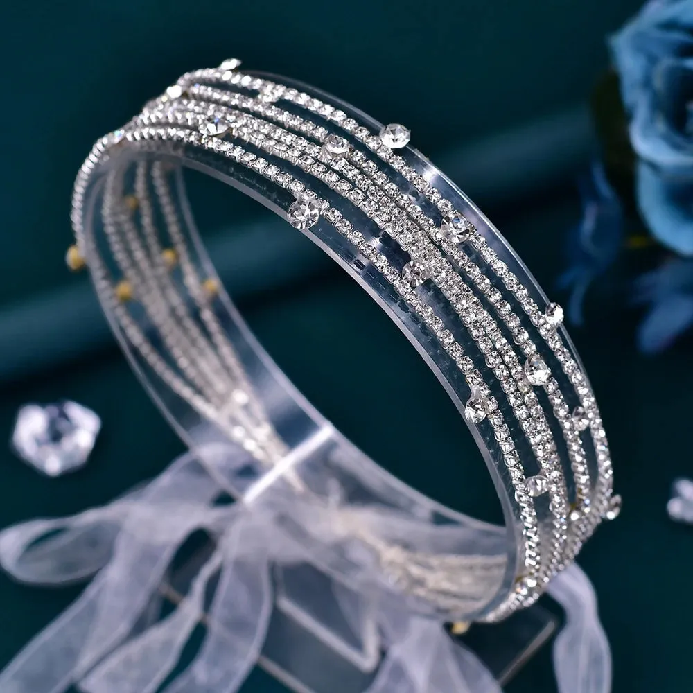 Elegant Rhinestone Bridal Headband: Perfect Wedding Hair Accessory